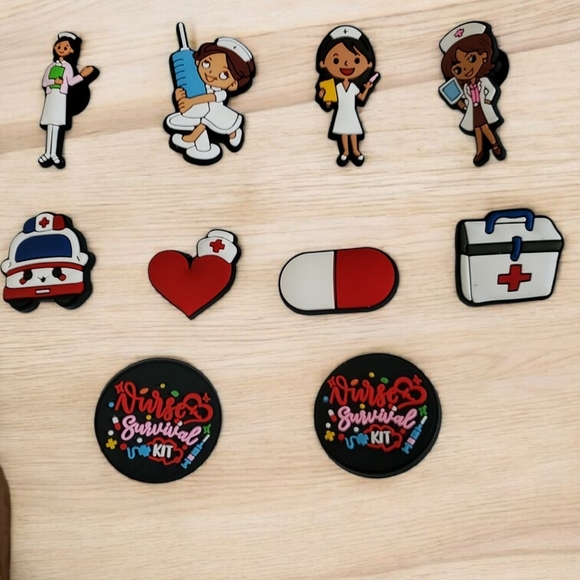 Nurse Croc Charms - Picture 1 of 1
